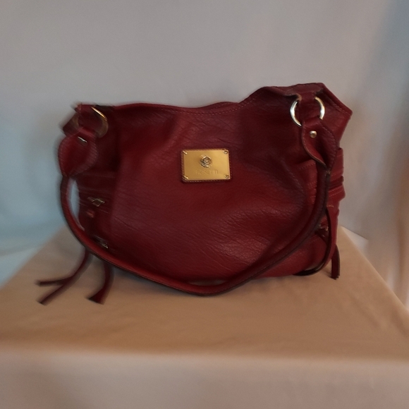 Womans Burgundy Handbag - Picture 1 of 9
